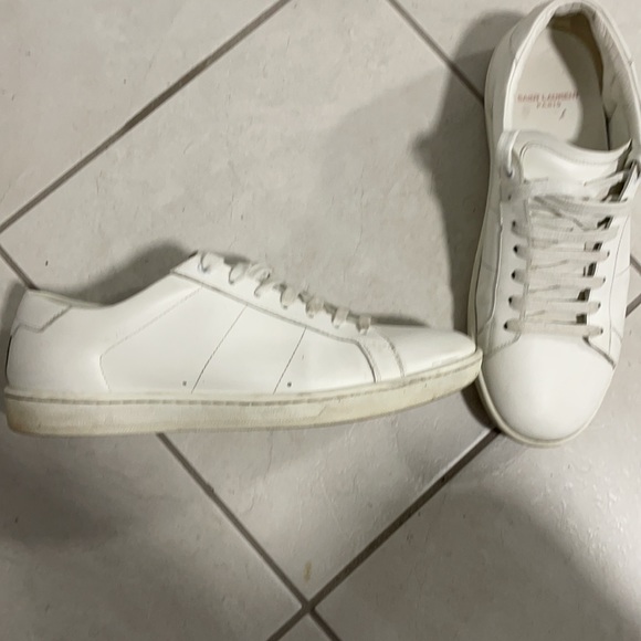 Ysl white sneakers - Picture 3 of 5